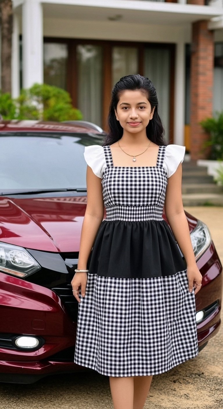 Ladies elegance short frocks.